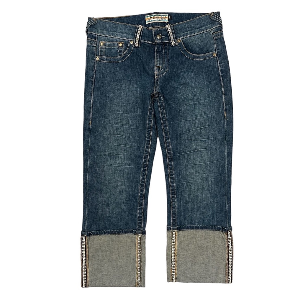 ALLEN B By Allen Schwartz Women’s Mid Rise Denim Capri Size 30